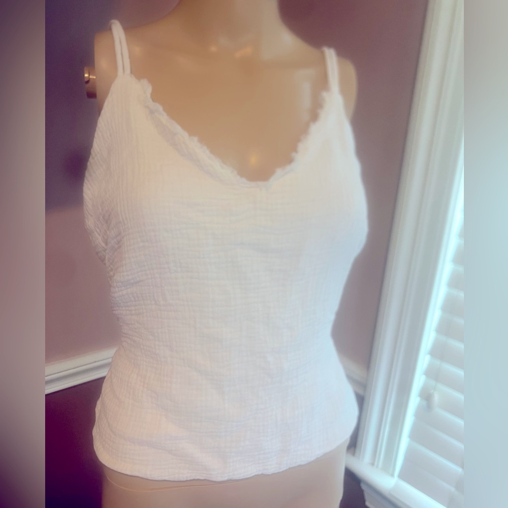 NWOT WOMENS TAVIK TOP cotton/gauze size Large